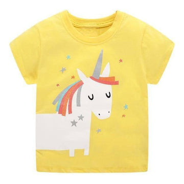 T-shirt Licorne Jaune