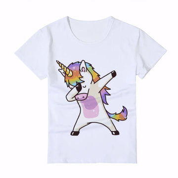 T-shirt Licorne qui Dab Enfant