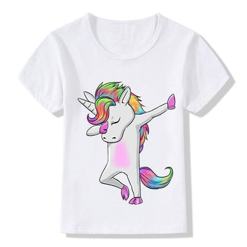 T-shirt Licorne qui Dab Humour Enfant