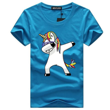 T-shirt Licorne qui Dab <br> Homme