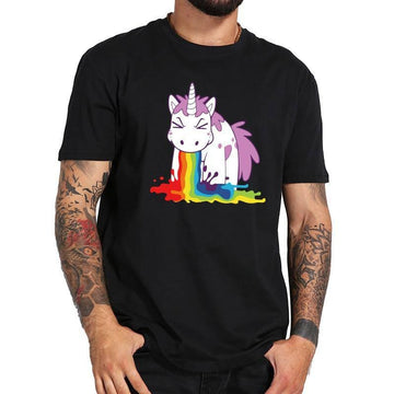 T-shirt Licorne Qui Vomit