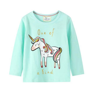 T-shirt Licorne Turquoise