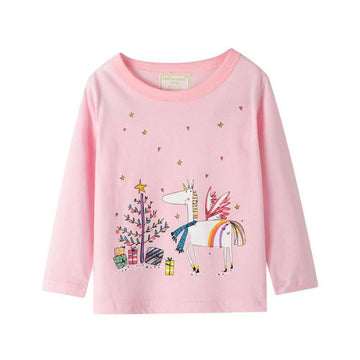 T-shirt Noël Licorne