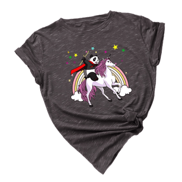T-shirt Panda Licorne Femme