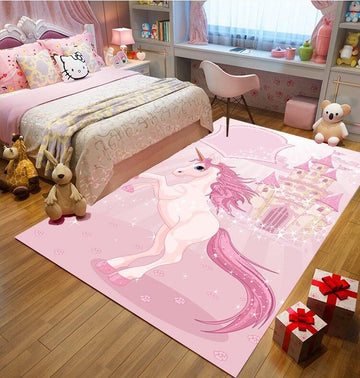 Tapis licorne princesse