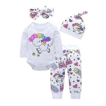 Tenue licorne complète pour bébé