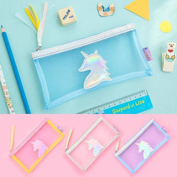 Trousse Licorne Transparente