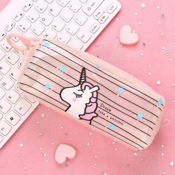 Trousse Licorne Transparente