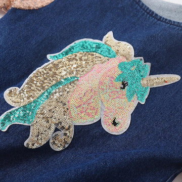 Veste à Paillettes Licorne