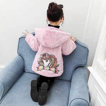 Veste Fourrure Licorne