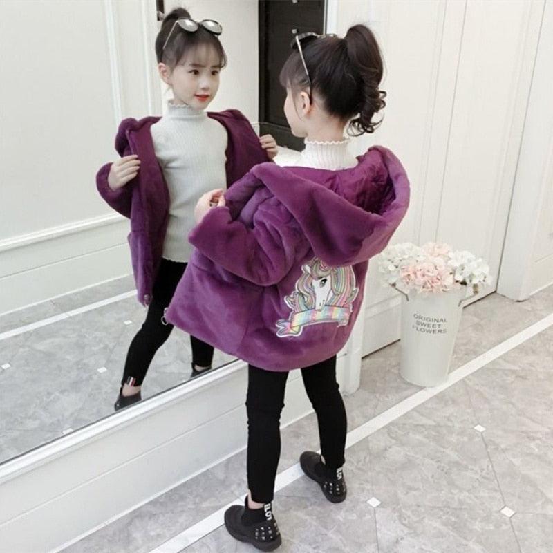 Veste Fourrure Licorne - Licorne