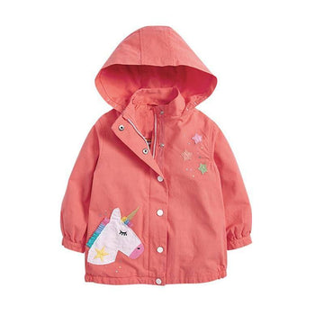 Veste Licorne Fille à Capuche