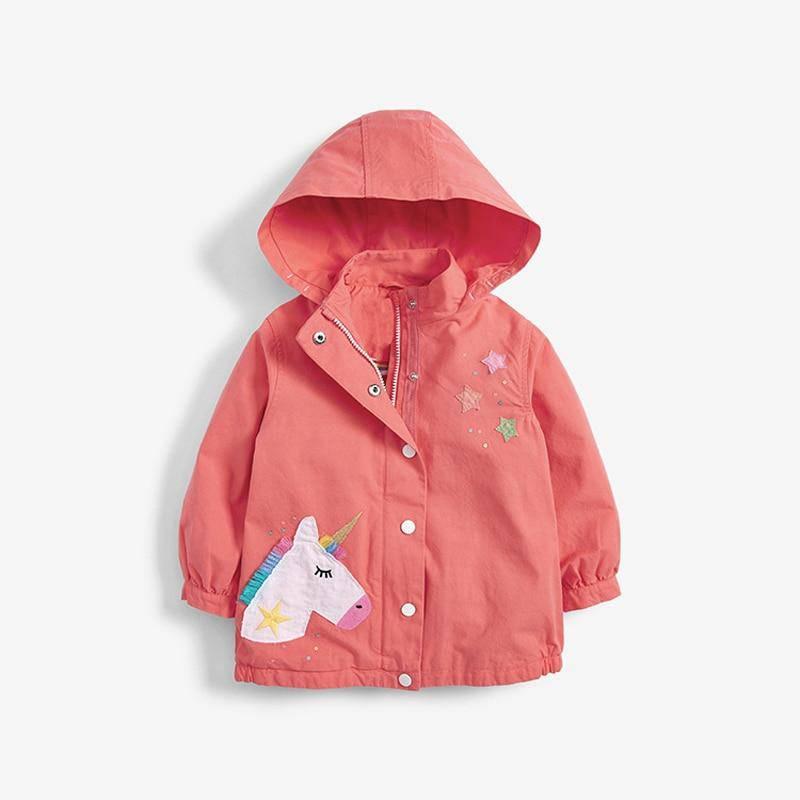 Veste Licorne Fille à Capuche - Une Licorne