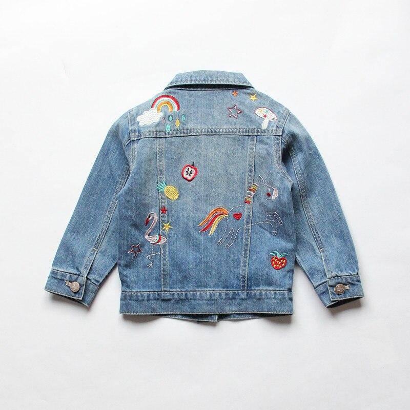Veste Licorne Fille en Jean - Une Licorne