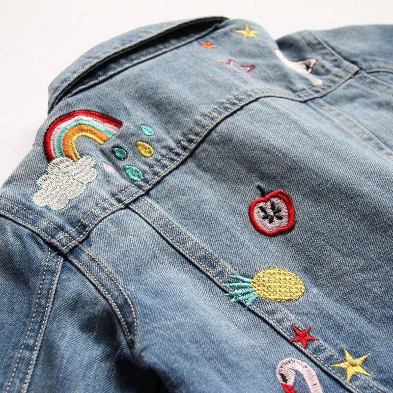 Veste Licorne Fille en Jean - Une Licorne