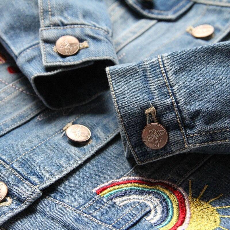 Veste Licorne Fille en Jean - Une Licorne