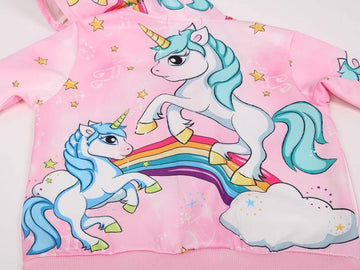 Veste Licorne Rose Enfant